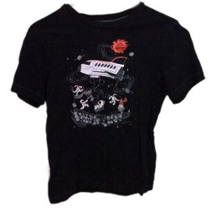 Space Adventure Black Kids T-Shirt